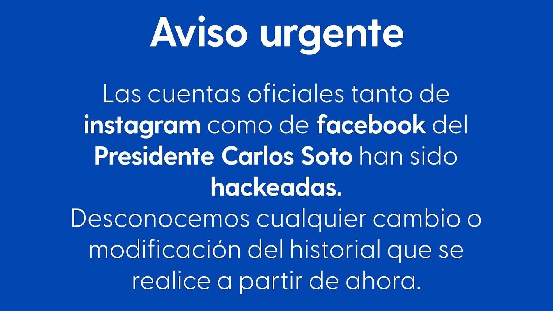 Gobierno de Zamora hackeo